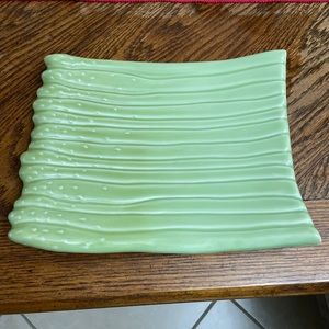 Create & Barrel Asparagus serving plate
